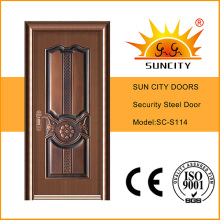 Hot Security Modern Front Steel Door for House (SC-S114)